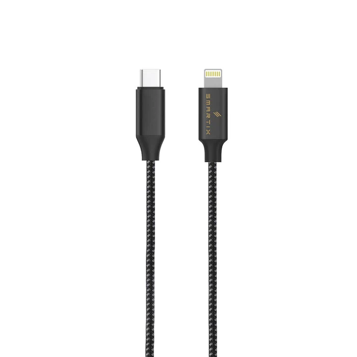كابل سمارتكس بريميوم - USB-C إلى لايتنينج / 20 واط / 1.5 متر / أسود