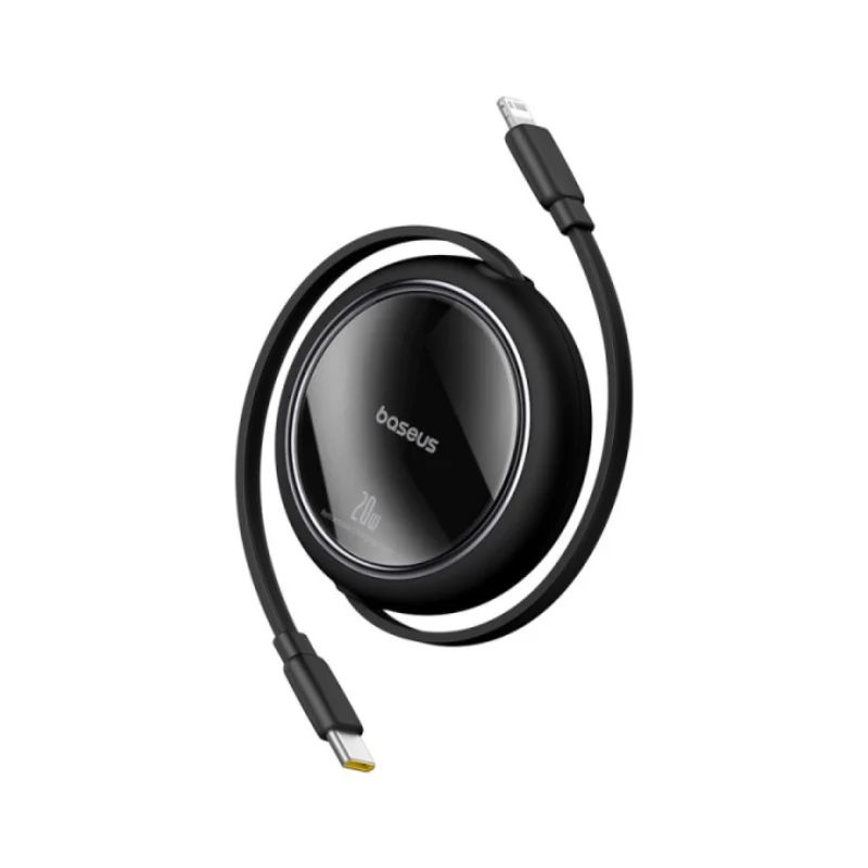 Baseus Free2Pull USB-C to Lightning Retractable Cable - 20W / Black