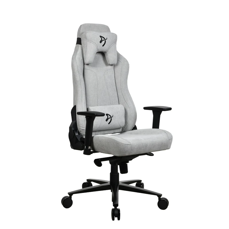 Arozzi Vernazza Soft Fabric Gaming Chair - 3D / Light Grey