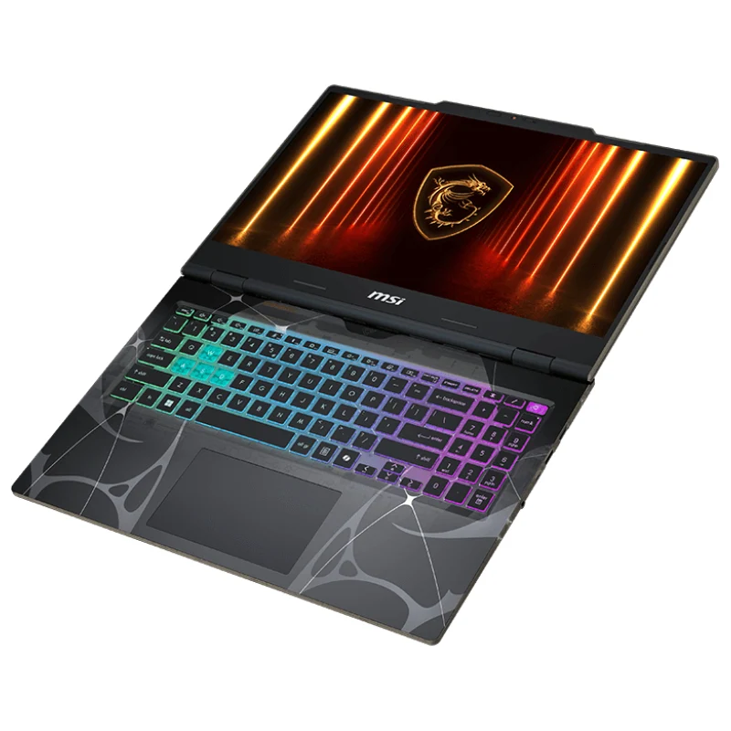 لابتوب MSI سايبورج 15 B2RWFKG – مقاس 15.6 بوصة FHD / معالج كور 7 240H / ذاكرة وصول عشوائي 16 جيجابايت / محرك اقراص صلب NVMe M.2 بسعة 1 تيرابايت / معالج رسومات GeForce RTX 5060 بسعة 8 جيجابايت GDDR7 / ويندوز 11 هوم