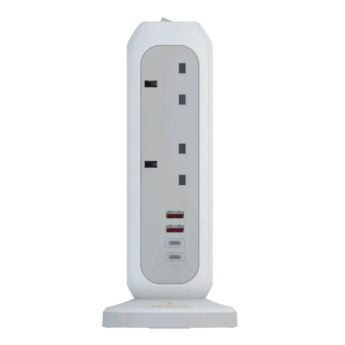 Smartix Premium 15-in-1 Power Tower - 11 Way / USB-C / USB-A / 10 Meter