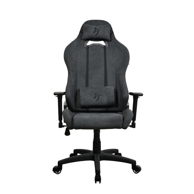 Arozzi Torretta Soft Fabric Gaming Chair - Dark Grey
