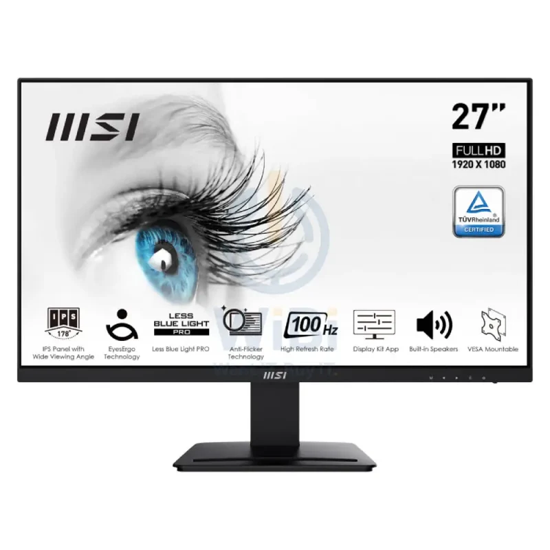 MSI Pro MP273A - 27.0" FHD IPS / 1ms / D-Sub / HDMI / DisplayPort - Monitor