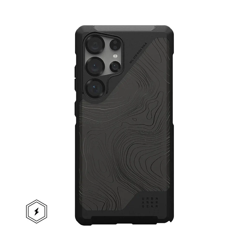 UAG Samsung Galaxy S25 Ultra Metropolis Lt Magsafe Case - Topography Black