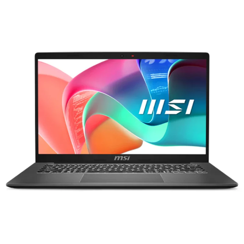 لابتوب إم إس آي مودرن 14 F1MG - شاشة FHD حجم 14 بوصة / معالج كور 5 120U / ذاكرة 8 جيجابايت / محرك أقراص صلبة SSD بسعة 512 جيجابايت (NVMe M.2 SSD) / ويندوز 11 هوم