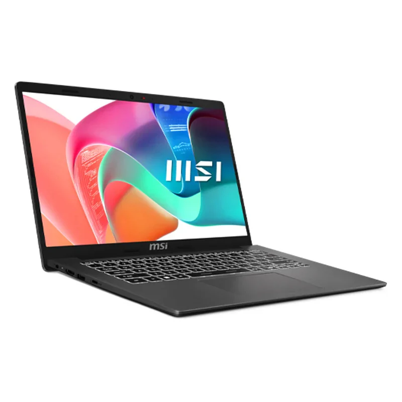 لابتوب إم إس آي مودرن 14 F1MG - شاشة FHD حجم 14 بوصة / معالج كور 5 120U / ذاكرة 8 جيجابايت / محرك أقراص صلبة SSD بسعة 512 جيجابايت (NVMe M.2 SSD) / ويندوز 11 هوم