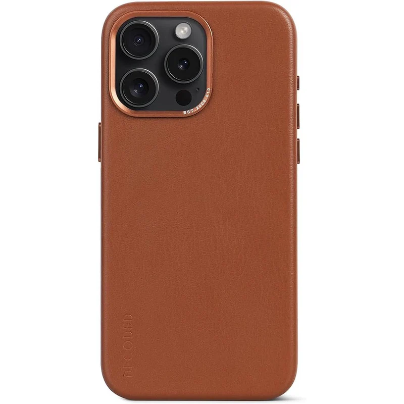Decoded Iphone 15 Pro Max Leather Magsafe Case - Tan