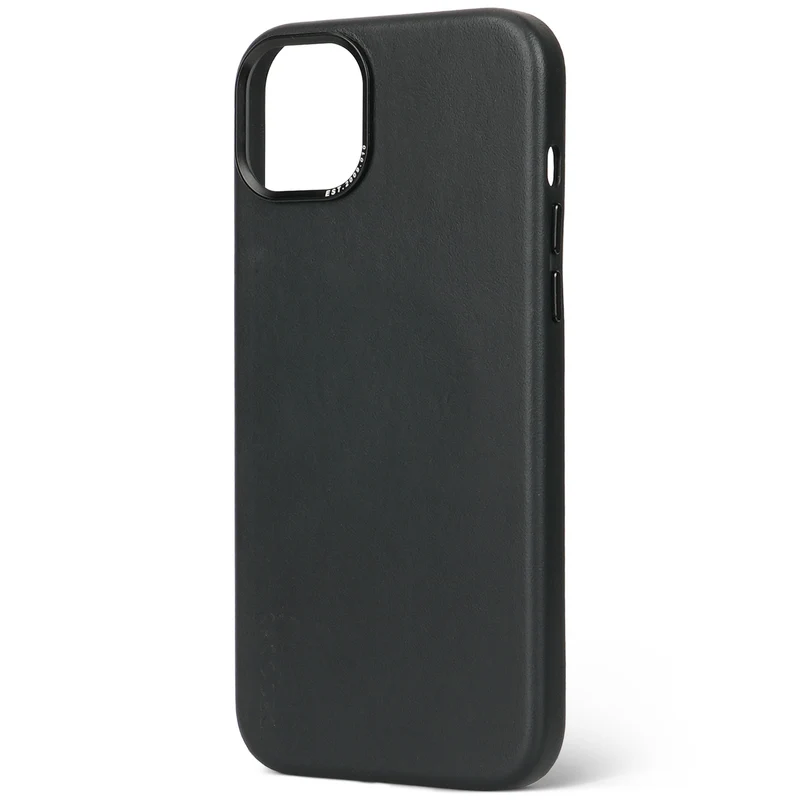 Decoded Iphone 15 Pro Leather Magsafe Case - Black