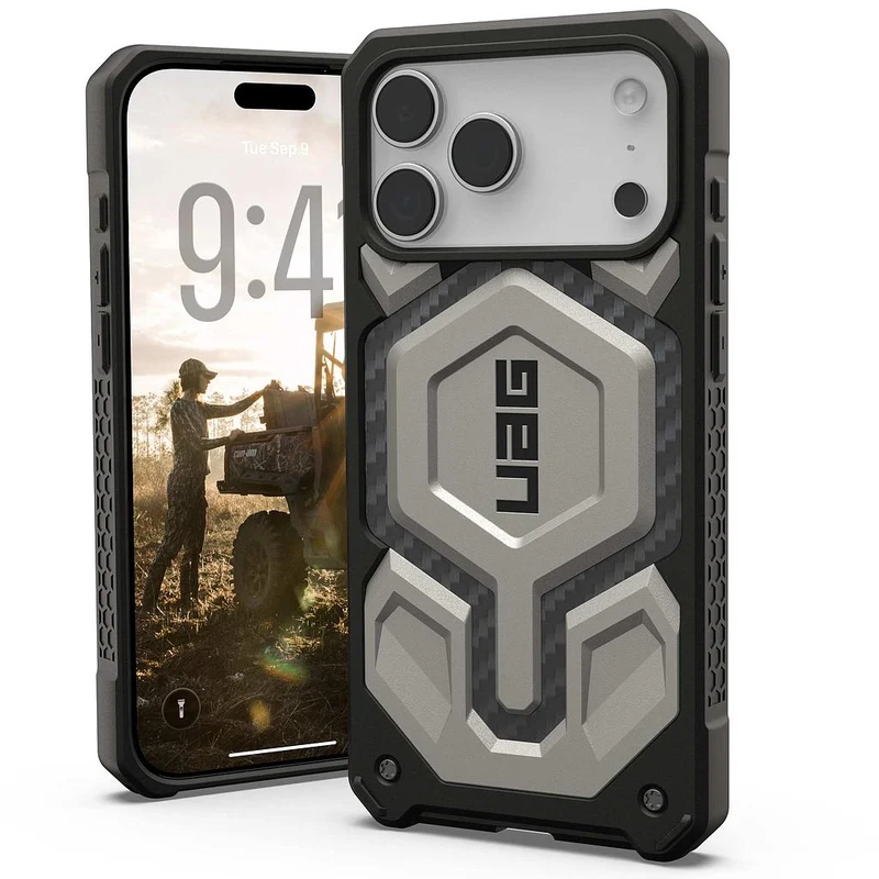 UAG Apple iPhone 18 Pro Max / Apple iPhone 17 Pro Max Monarch Pro Magsafe Case - Titanium