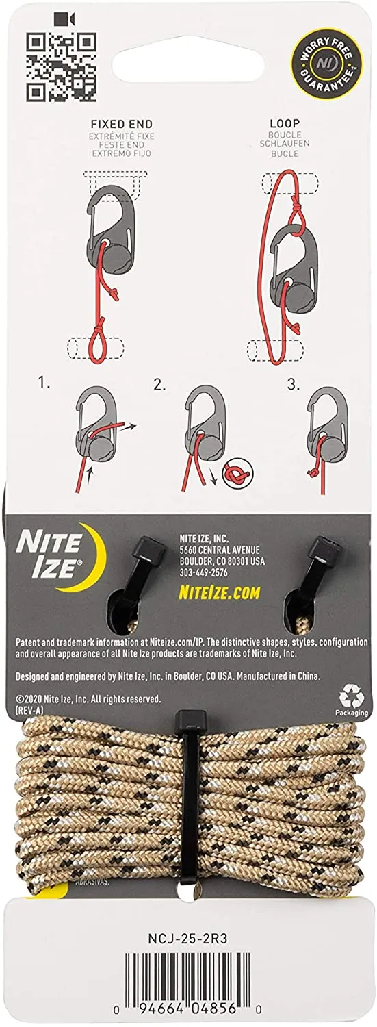 Niteize Camjam® Cord Tightener - 2 Pack With 8 Ft. Rope