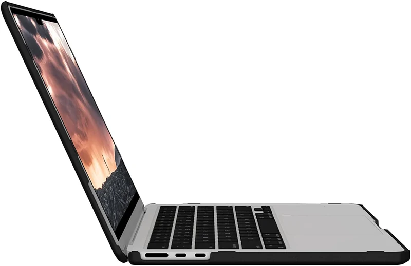 UAG Macbook Air 13" M2/M3/M4 (2022-) Plyo Case - Ice/Black