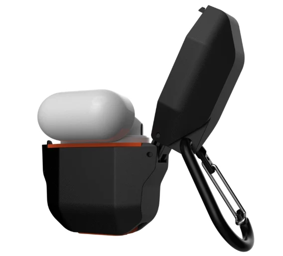 UAG Apple Airpods Hardcase Case - Black/Orange