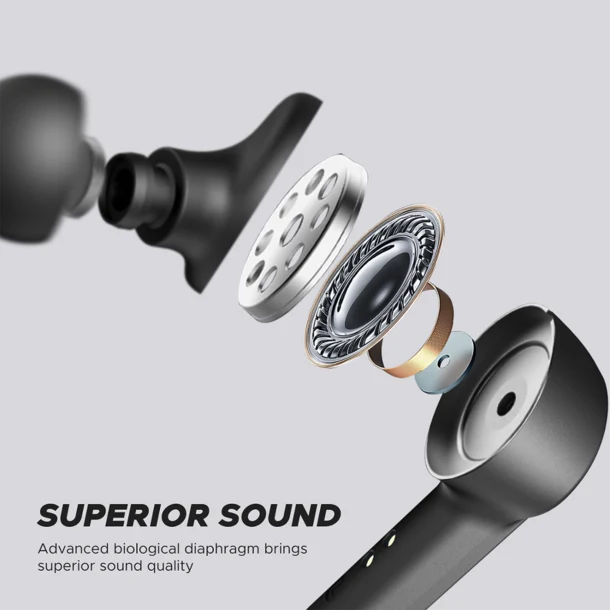 Soundpeats Truecapsule Wireless Earbuds - Black