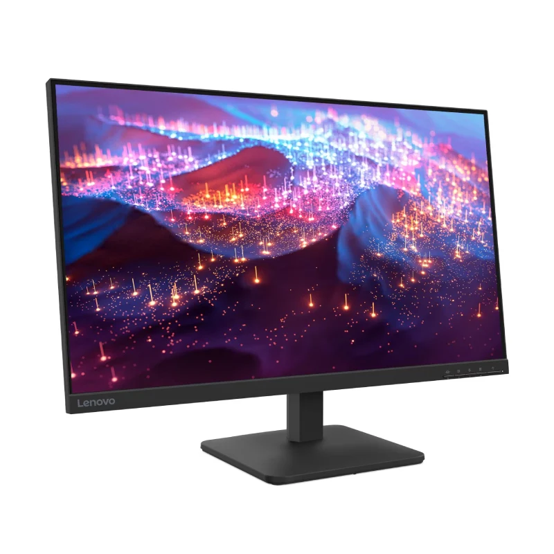 شاشة لينوفو L27-4e، مقاس 27.0 بوصة، FHD، 4 مللي ثانية، 100 هرتز، D-Sub، HDMI 1.4، رافن بلاك، ضمان 3 سنوات