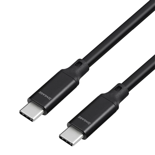 iEngage Fast Charge Data Line Usb Cable - Type-C To Usb-C / 100W / 1 Meter / Black