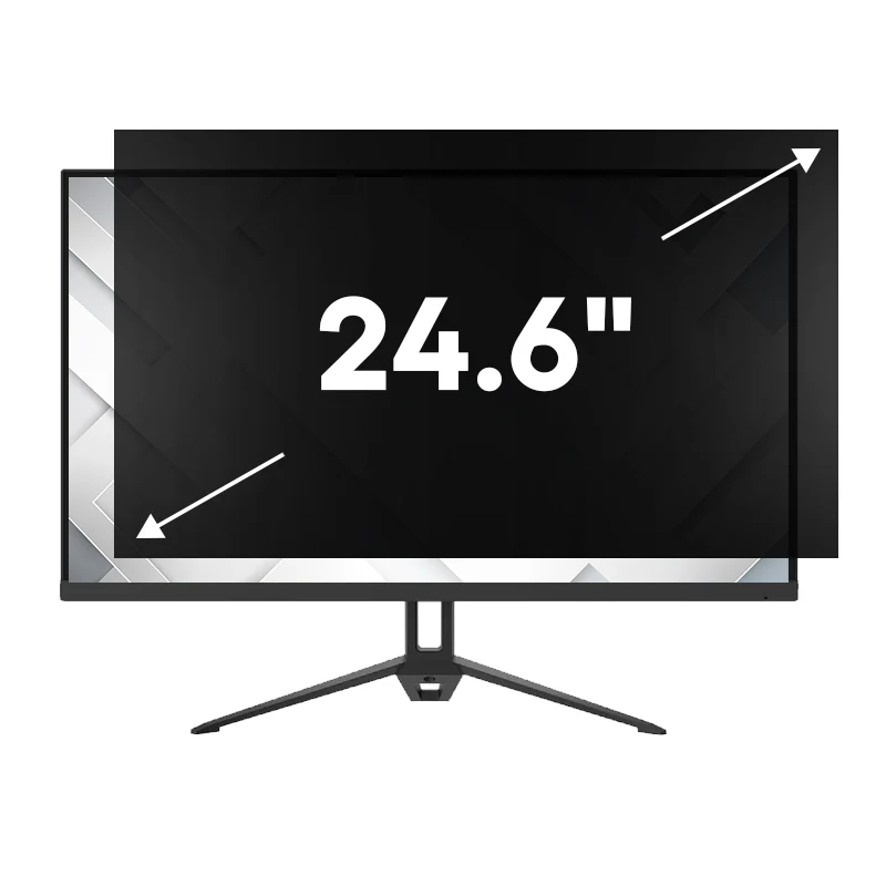 فلتر خصوصية للابتوب وشاشات إل سي دي، مقاس 24.6 بوصة