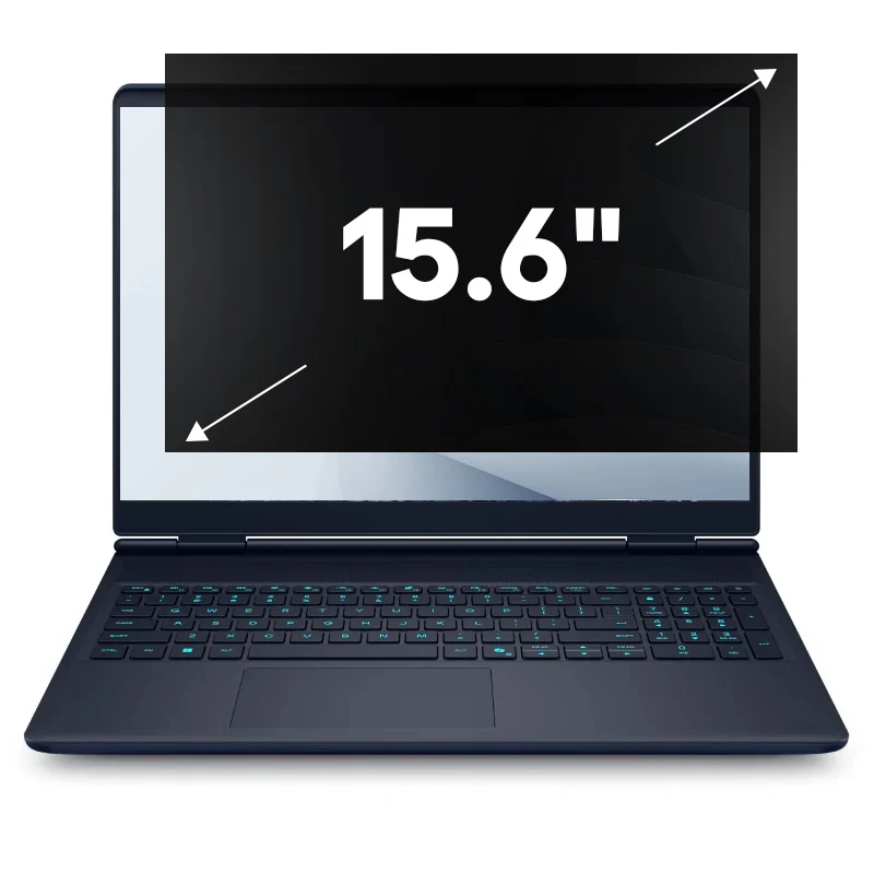 فلتر خصوصية لأجهزة اللابتوب وشاشات LCD، مقاس 15.6 بوصة