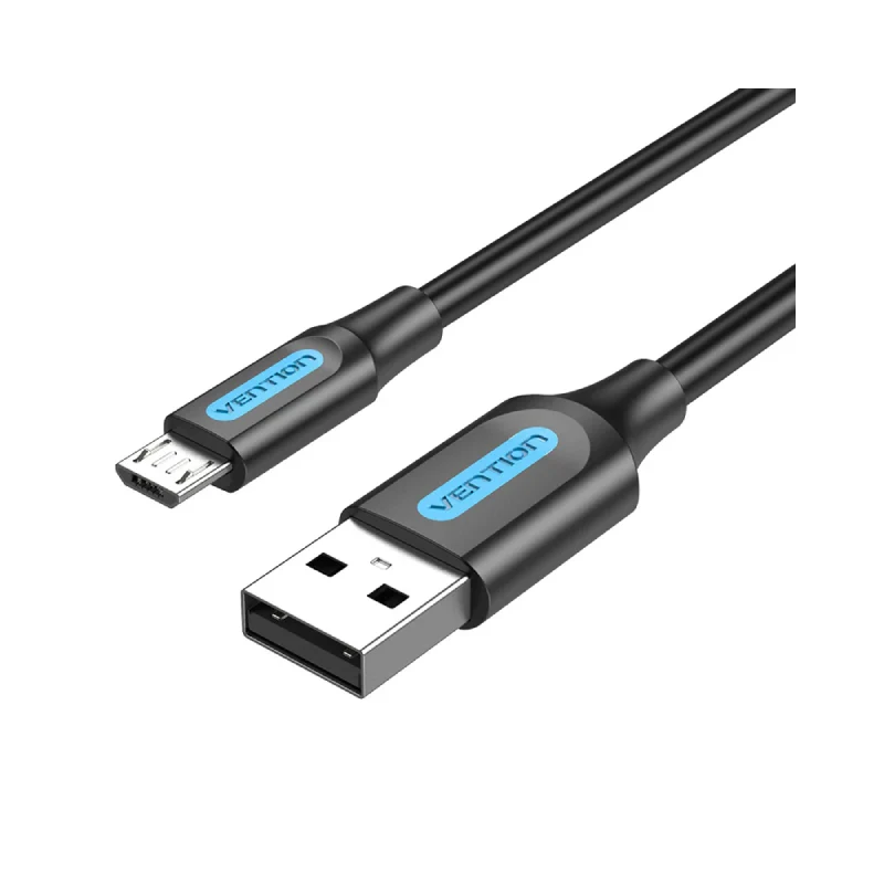 Vention USB 2.0 A Male to Micro-B Male 3A Cable - 1.5M / Black