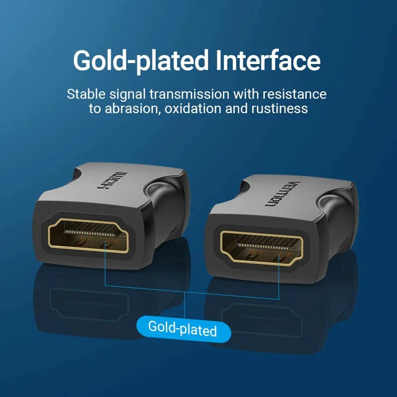 Vention HDMI Female to Female Coupler Adapter - 4K / Black
