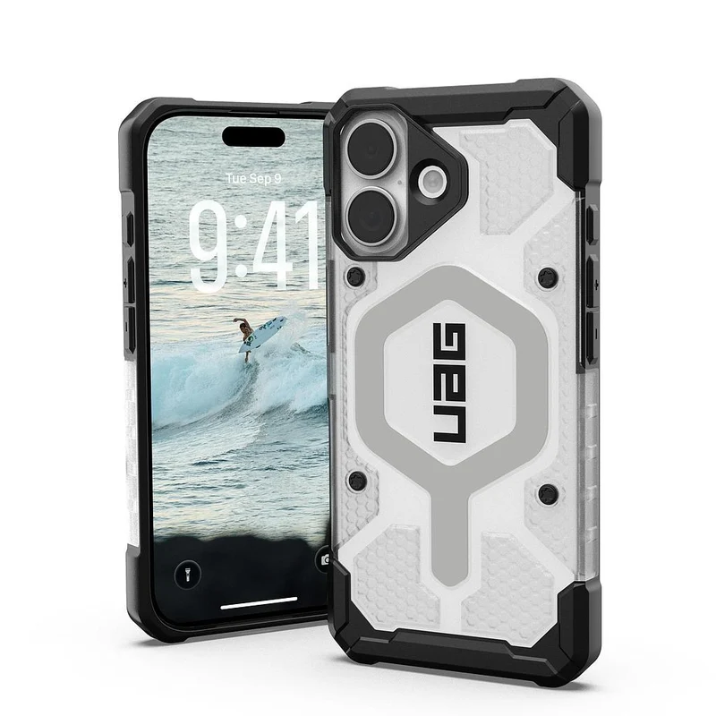UAG Apple iPhone 17 Pathfinder Clear Magsafe Case - Ice/Silver
