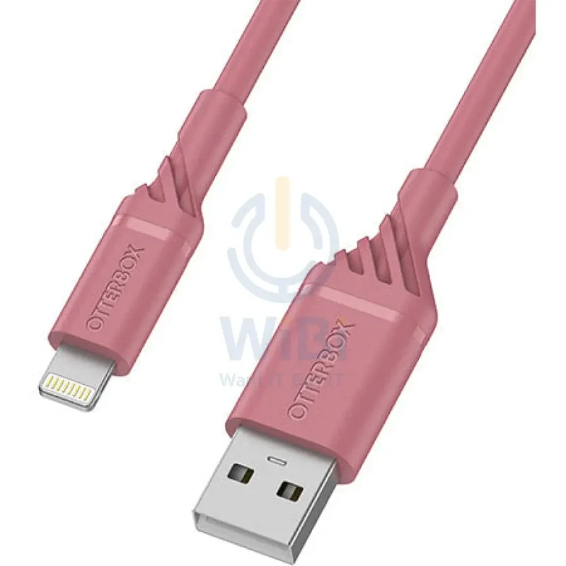OtterBox Lightning to USB-A Cable – Standard 1 Meter - Matte Pink - (Warehouse Packed)