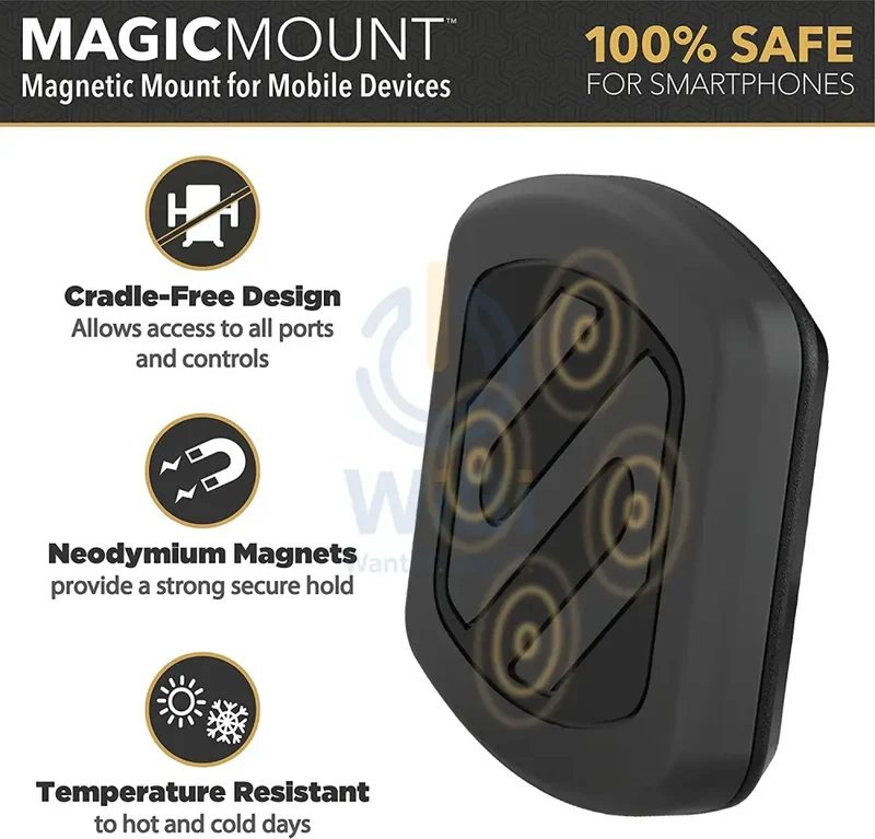 Scosche MagicMount Magnetic Vent Mount - Black - (Warehouse Packed)