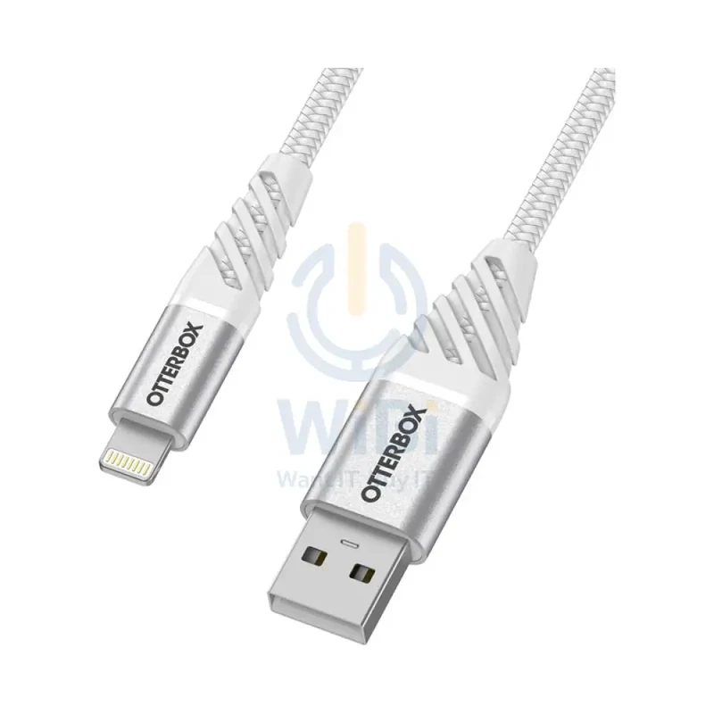 OtterBox Lightning To USB-A Premium Cable - Lightning / USB-A / 2 Meters / White - (Warehouse Packed)