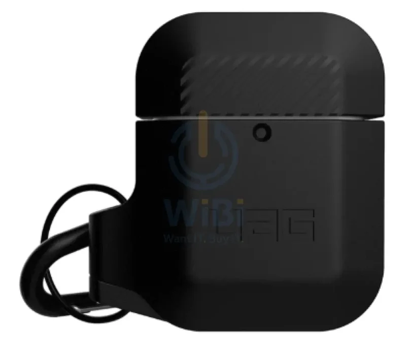 UAG Apple Airpods 1&2 Silicone Case - Black/Black - (Warehouse Packed)