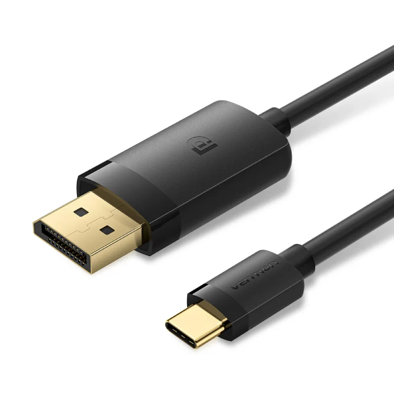 كابل فينشن من USB-C إلى ديسبلاي بورت - 4K / 2 متر / أسود
