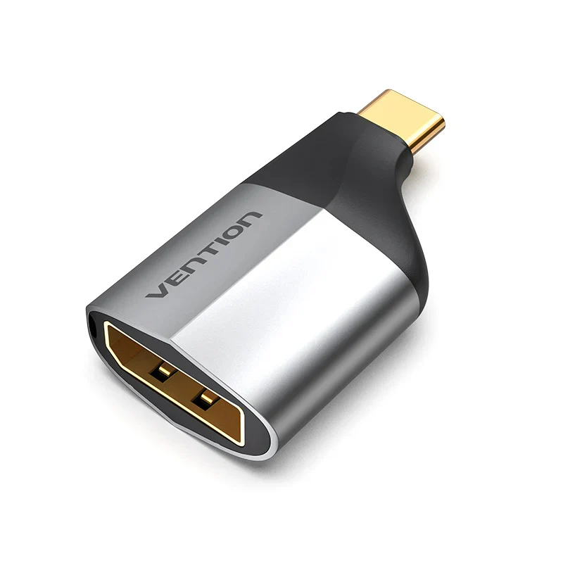 محول فينشن من USB-C إلى ديسبلاي بورت - 4K / رمادي
