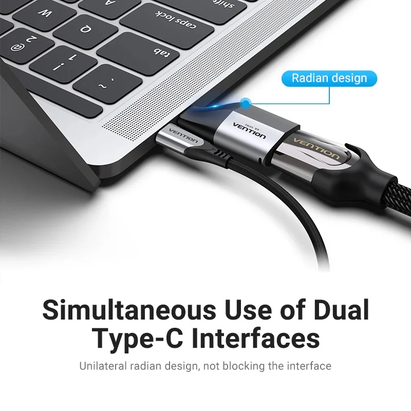 محول فينشن من USB-C إلى HDMI - رمادي