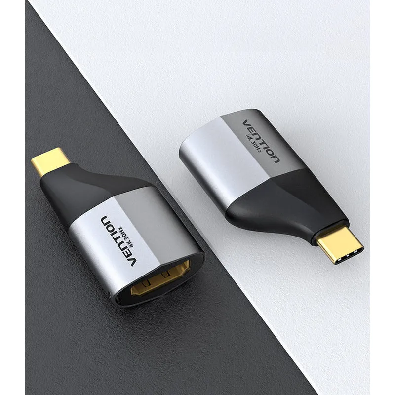 محول فينشن من USB-C إلى HDMI - رمادي