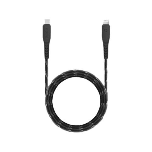 Energea Nyloflex USB-C to Lightning Cable 3M - Black
