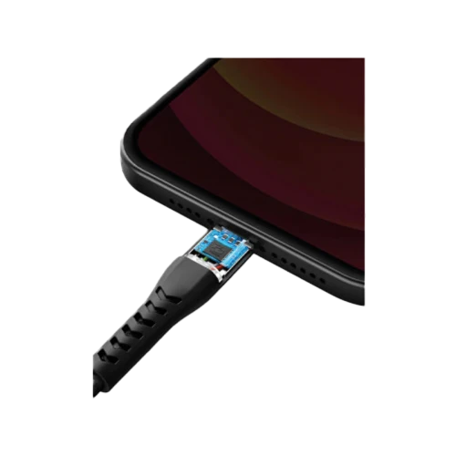 Energea Nyloflex USB-C to Lightning Cable 3M - Black