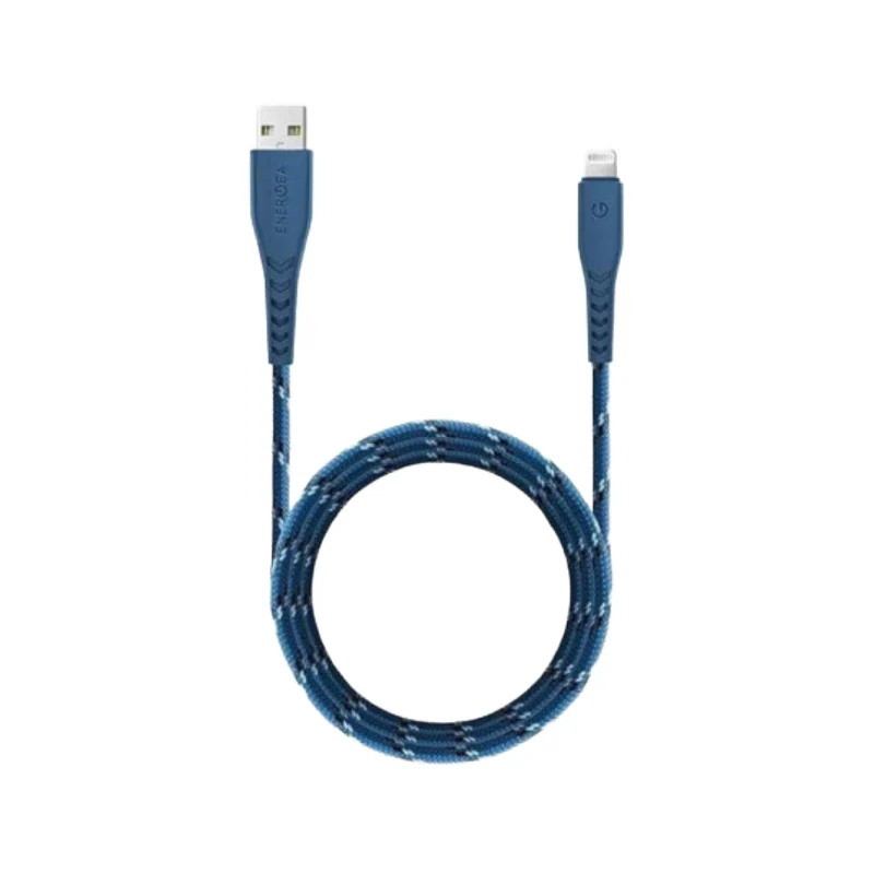 Energea Nyloflex Cable, Charge And Sync Tough Lightning C89 Mfi 1.5M – Blue