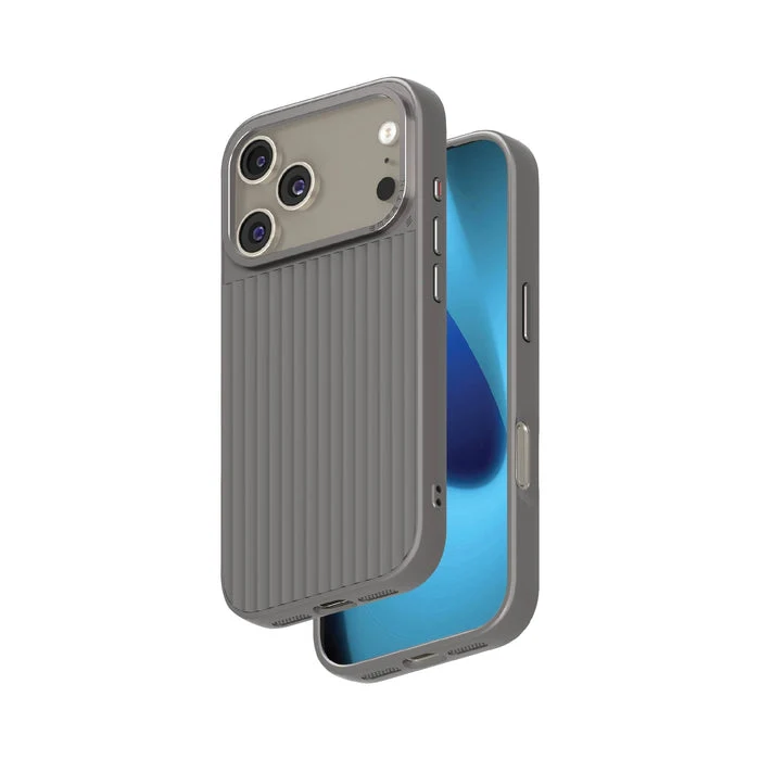 Smartix Ultraguard Silicone Magnetic Case for iPhone 17 Pro Max Titanium Gray