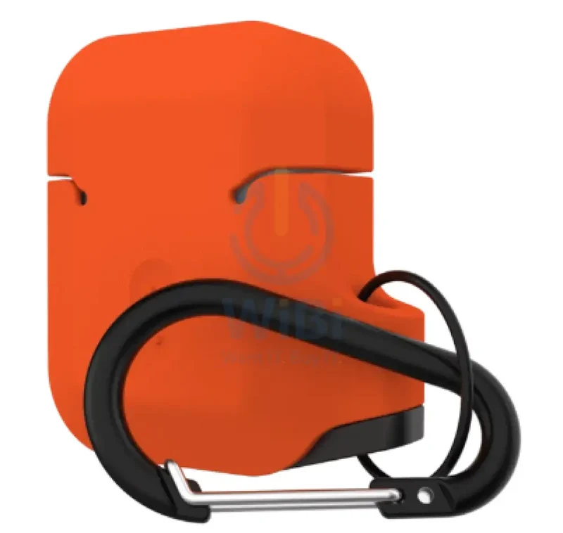 UAG Apple Airpods 1&2 Silicone Case - Orange/Gray - (Warehouse Packed)