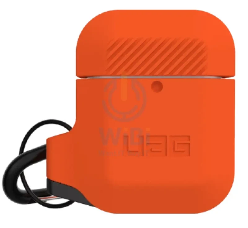 UAG Apple Airpods 1&2 Silicone Case - Orange/Gray - (Warehouse Packed)