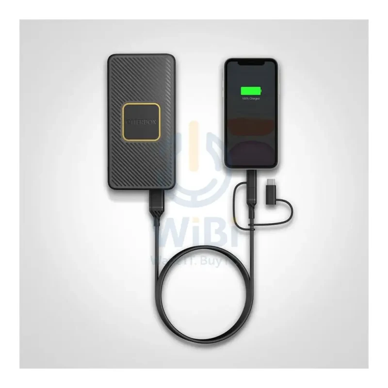 OtterBox 3-in-1 Cable - Micro USB / Lightning / USB-C / Black - (Warehouse Packed)