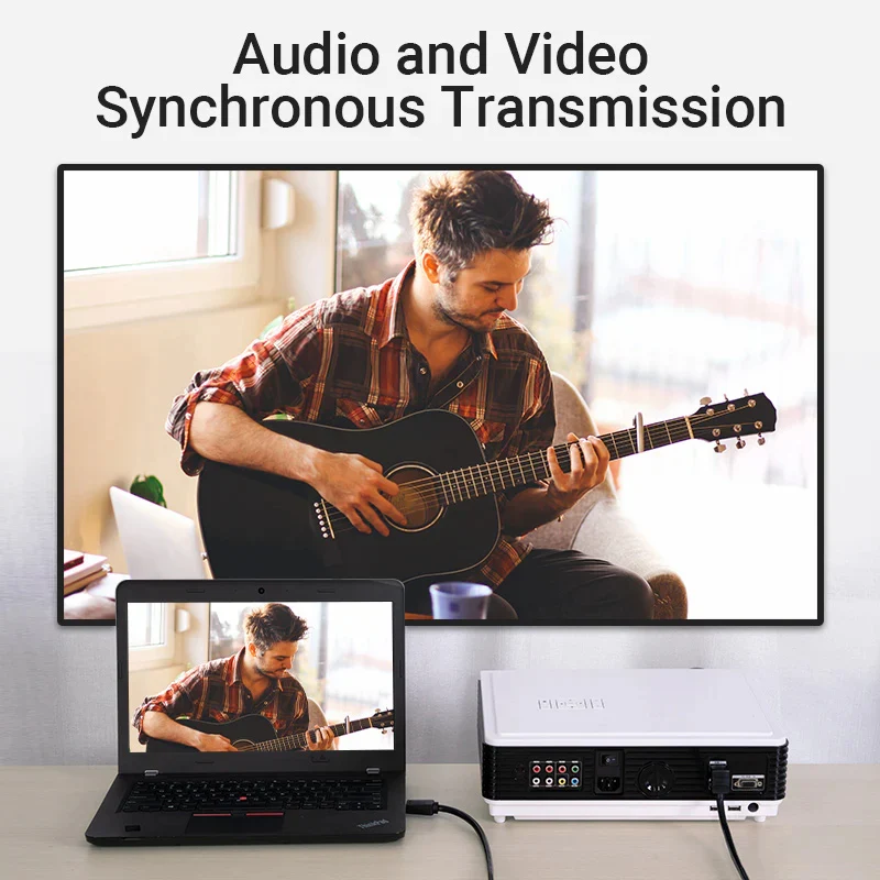 كابل فينشن HDMI بزاوية 270 درجة، 4K / بطول 2 متر / باللون الأسود