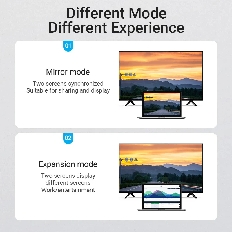 كابل فينشن HDMI بزاوية 270 درجة، 4K / بطول 2 متر / باللون الأسود