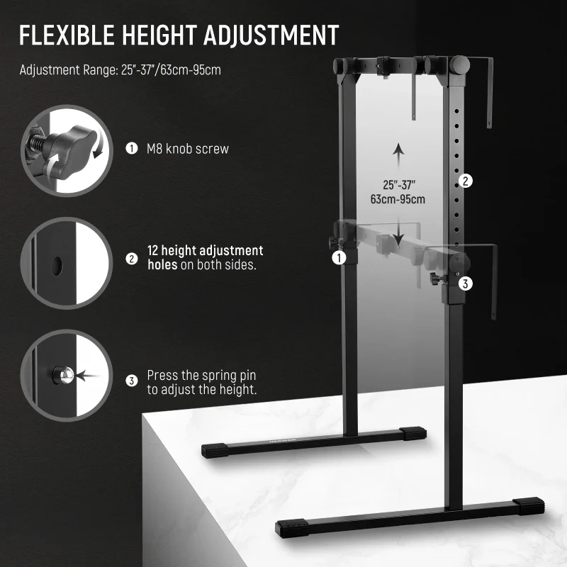 NEEWER ST200 Overhead Camera Mount Rig with Arca Type QR Plate - Black