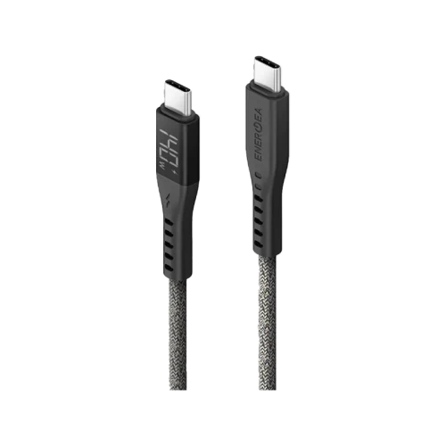 Energea Flow 480mbps USB-C to USB-C 240W Display Cable 1.5M - Black