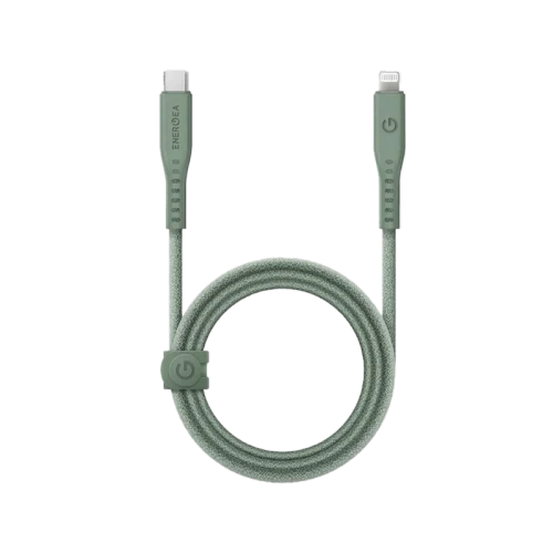 كابل أنيرجيا فلو USB-C إلى Lightning، سرعة 480 ميجابت في الثانية، 1.5 متر، أخضر