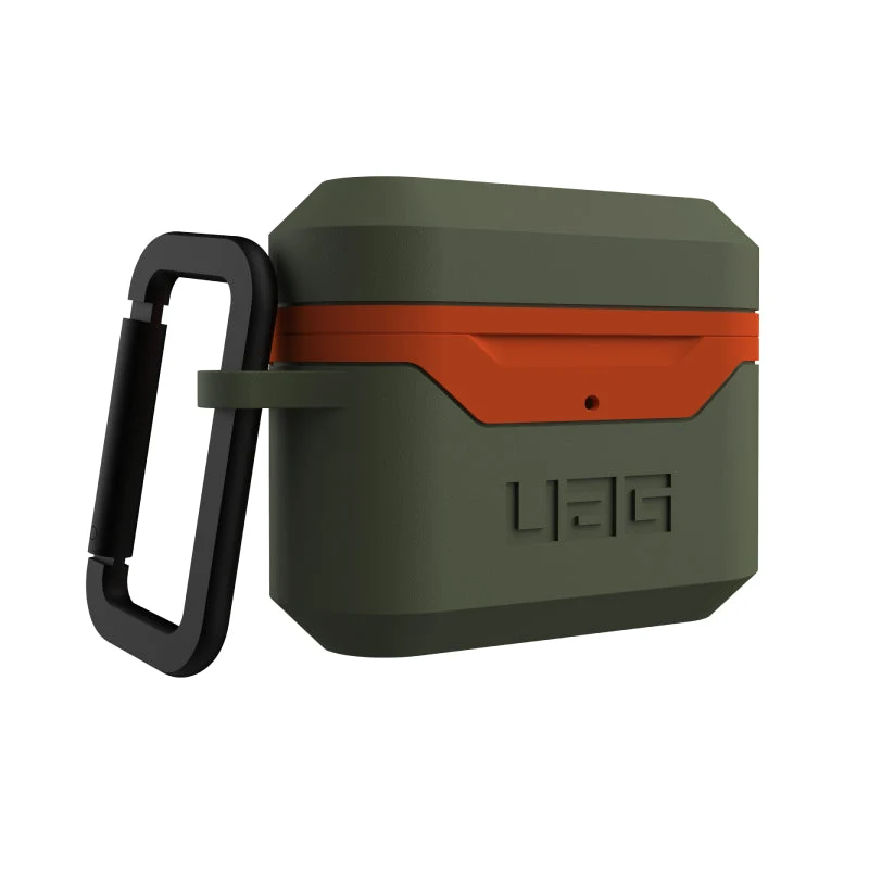 UAG Apple Airpods Pro Hard Case V2- Olive/Orange - (Warehouse Packed)