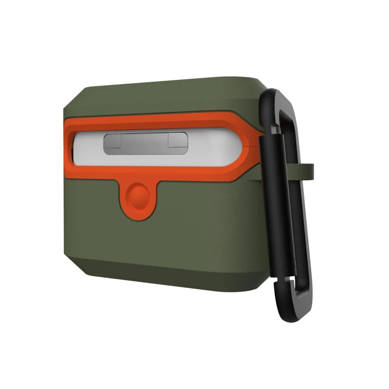 UAG Apple Airpods Pro Hard Case V2- Olive/Orange - (Warehouse Packed)