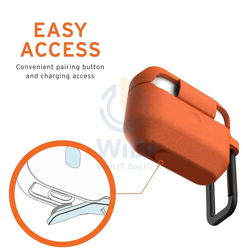 UAG Apple Airpods Pro Silicone Case V2 - Orange - (Warehouse Packed)
