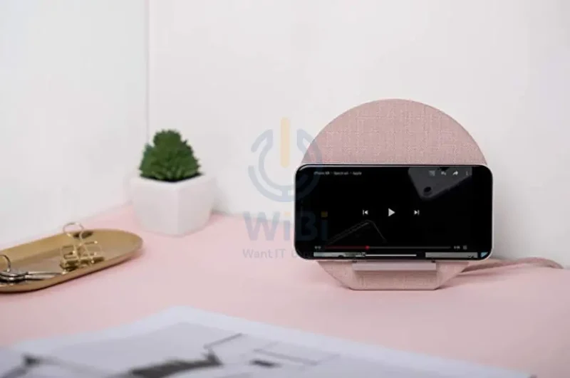 شاحن نيتف يونيون دوك لاسلكي بقماش، وردي، تعبئة مستودع