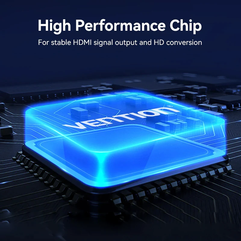 كابل HDMI فينشن مضفر بالقطن من ذكر إلى ذكر ديسبلاي بورت - 4K / 3 متر / أسود