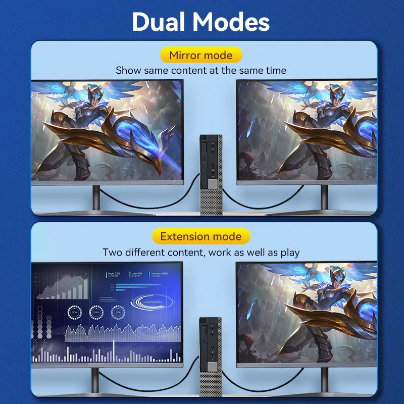 كابل HDMI فينشن مضفر بالقطن من ذكر إلى ذكر ديسبلاي بورت - 4K / 3 متر / أسود
